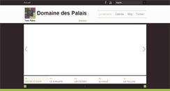 Desktop Screenshot of domainedespalais.fr